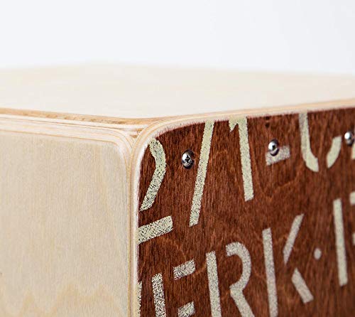 Schlagwerk CP404-RED 2-in-1 Series Large Cajon Drum - Professional Red Wooden Box Drum for Percussionists | Perfect for Live Performances, Studio Recording & Music Therapy Sessions