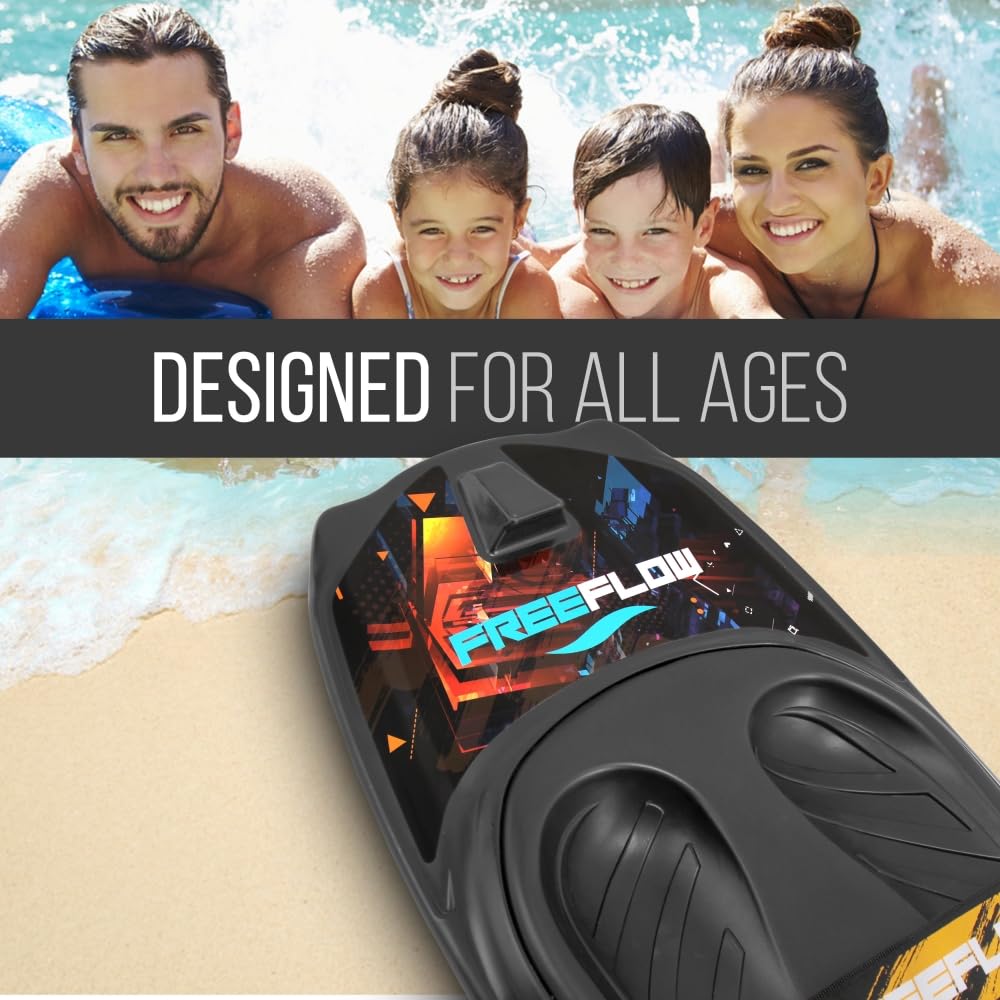 SereneLife Water Sport Kneeboard with Hook for Kids & Adults - Adjustable Strap Kneeboard for Boating, Wakeboarding, Knee Surfing & Water Sports - Perfect for Lakes, Rivers & Ocean Fun