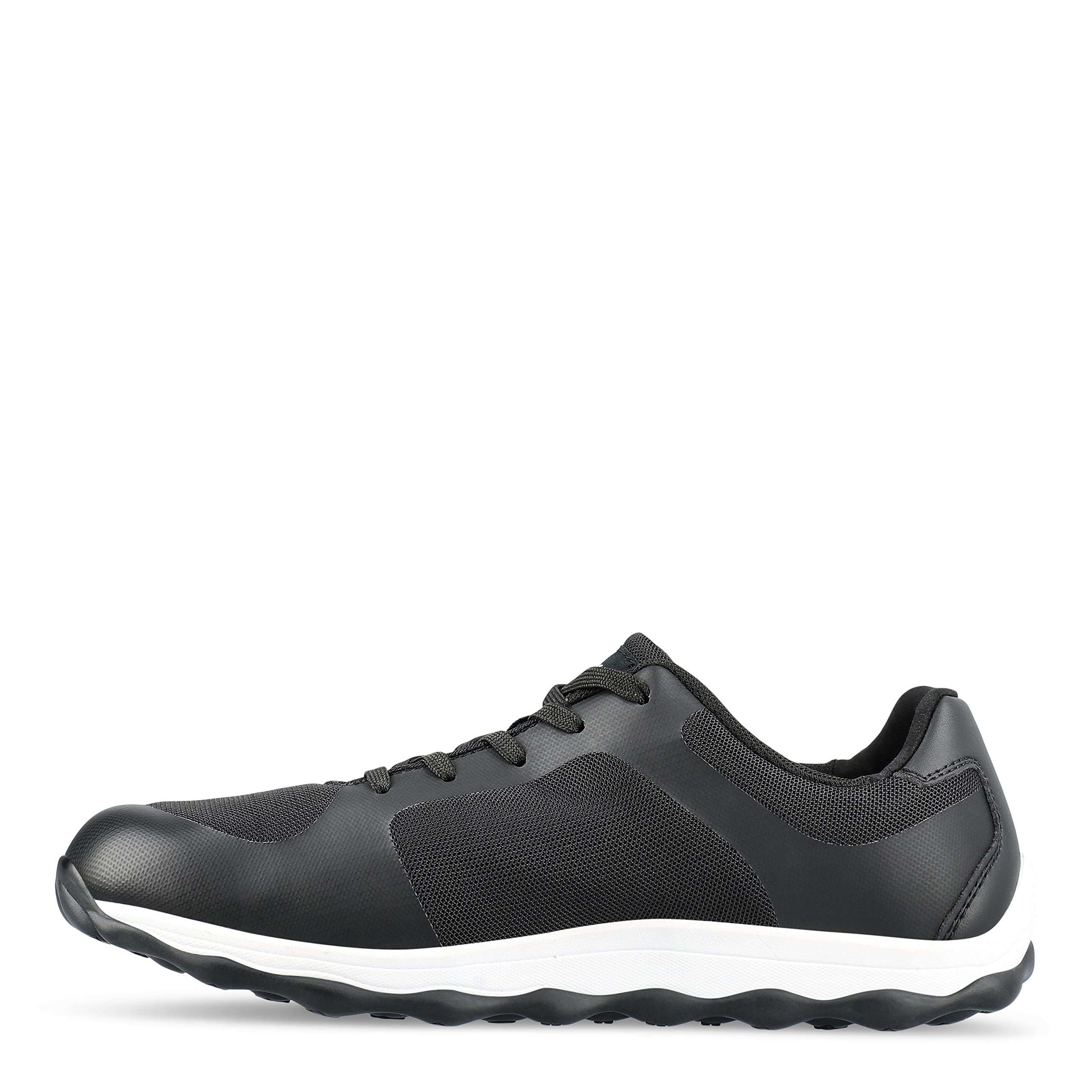 Bubble Move Professional Sneakers for Men & Women - Lightweight Comfortable Walking Shoes - Black/White - Men's Size 6.5 / Women's Size 8 - Perfect for Running, Gym Workouts & Casual Wear