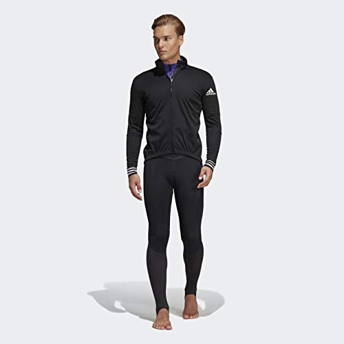 Adidas Men's Adistar Winter Running Jersey - Thermal Performance Top for Cold Weather Training & Outdoor Sports