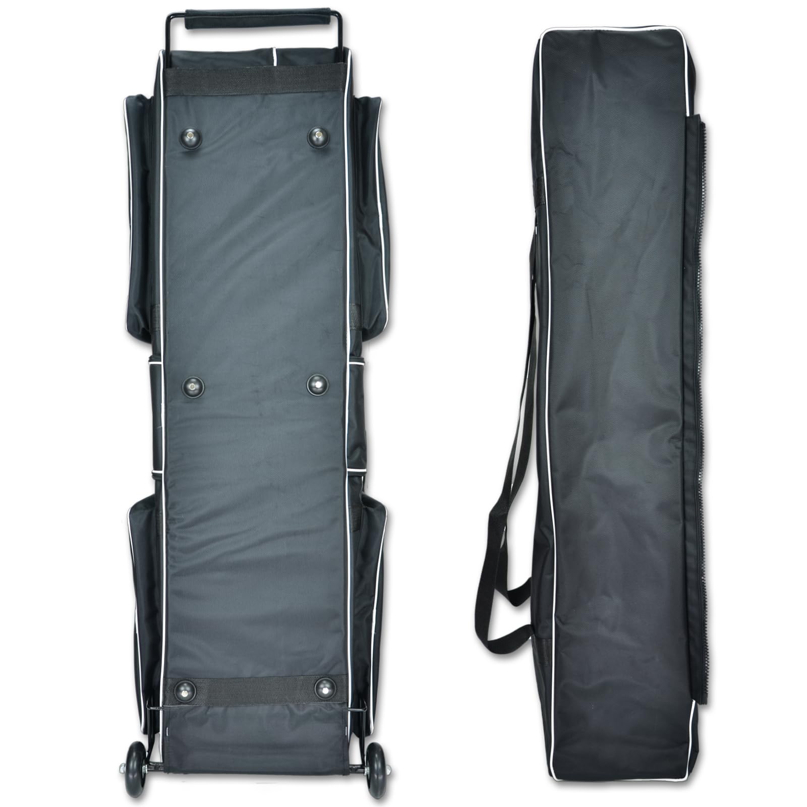 Competition Rolling Fencing Bag with Wheels & High-Top Weapon Storage - Durable Draw-Bar Fencing Gear Bag for Tournaments & Practice - Perfect for Foil, Epee & Sabre Fencers