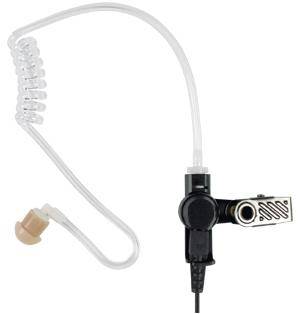 EH 1013X Acoustic Tube Earphone Kit with 3.5mm Threaded Connector - Black | Noise Isolating Headphones for Work, Travel & Gym