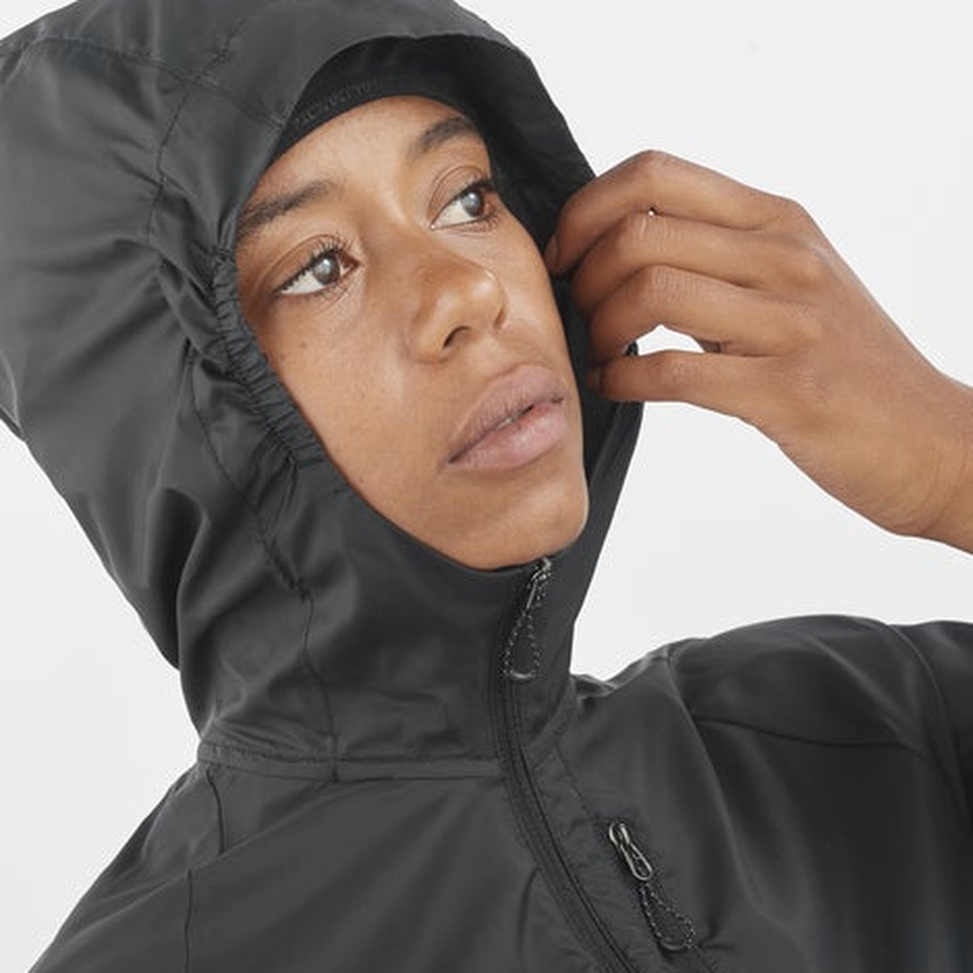 Salomon Women's Bonatti Cross Wind Jacket - Lightweight Waterproof Hiking Jacket for Outdoor Adventures (LC2198800) - Perfect for Trail Running, Camping & Mountain Climbing