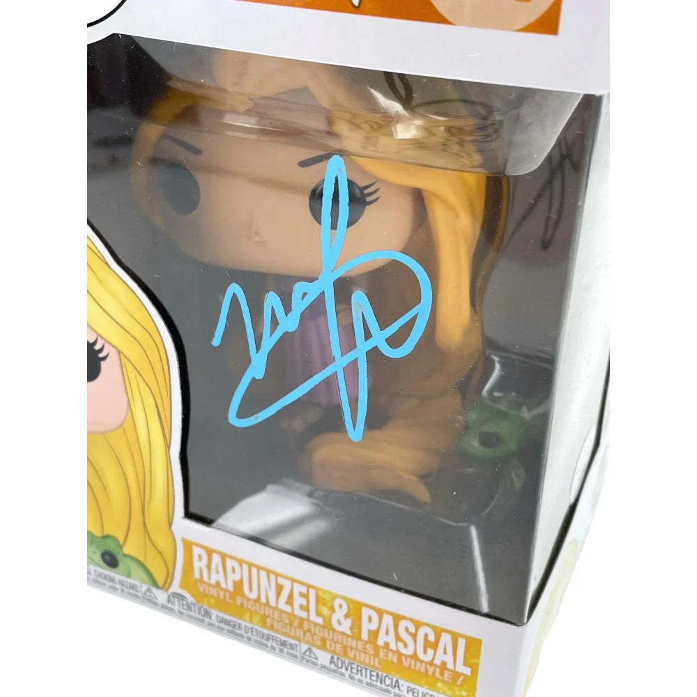 Mandy Moore Autographed Tangled Funko Pop #147 - Rapunzel & Pascal Signed Collectible with JSA COA - Perfect for Disney Fans, Movie Memorabilia Collectors & Gift Giving