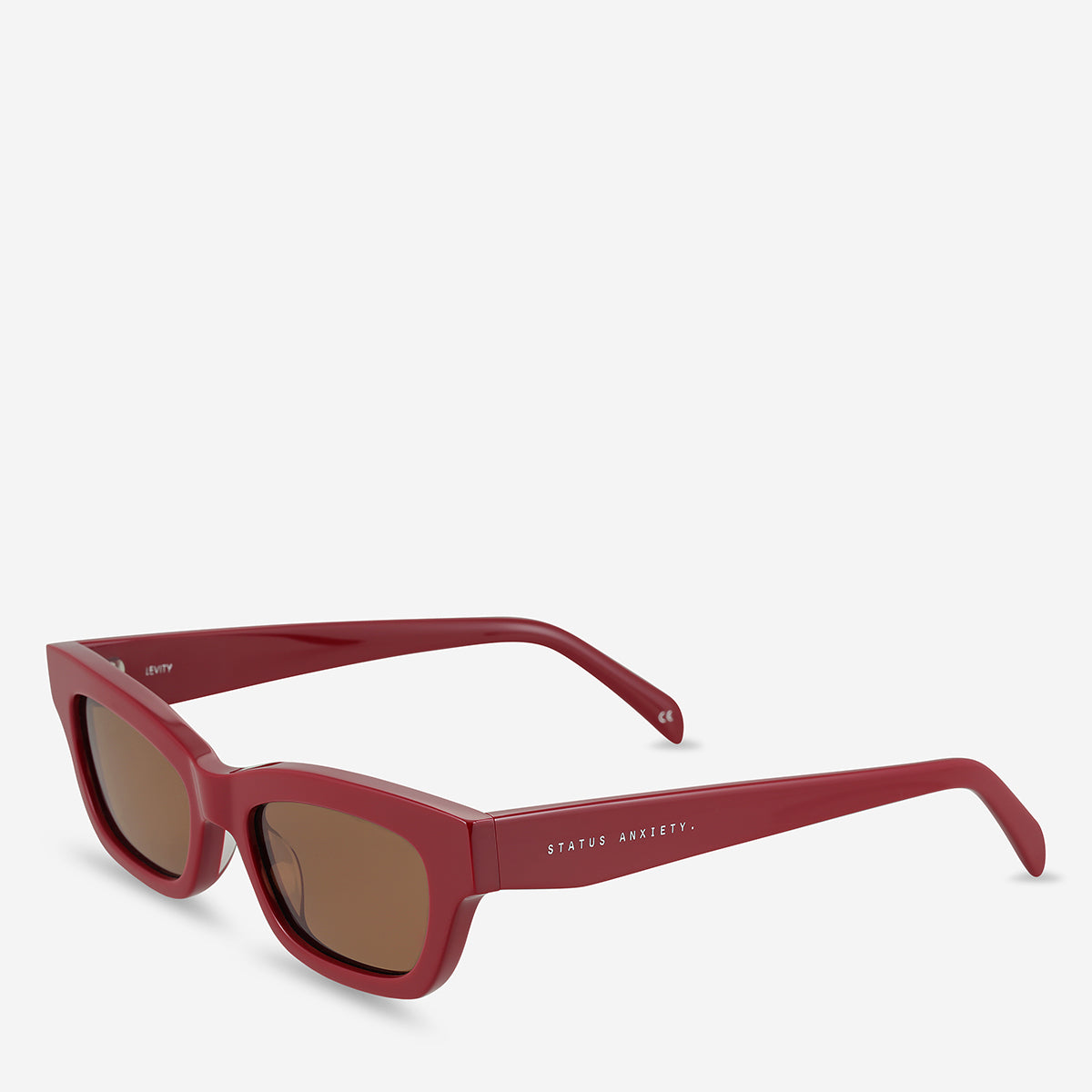 Levity Sunglasses for Women & Men - Trendy Cherry Red UV Protection Shades for Outdoor Activities, Driving, and Beach Vacations