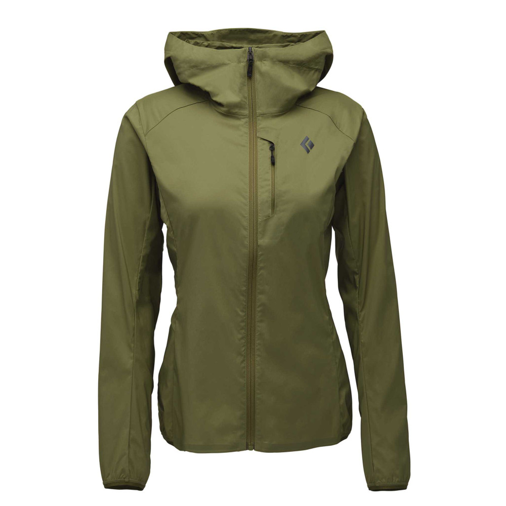 Black Diamond Alpine Start Hoody Women's Lightweight Hiking Jacket - Breathable & Water-Resistant for Outdoor Adventures, Trail Running & Camping
