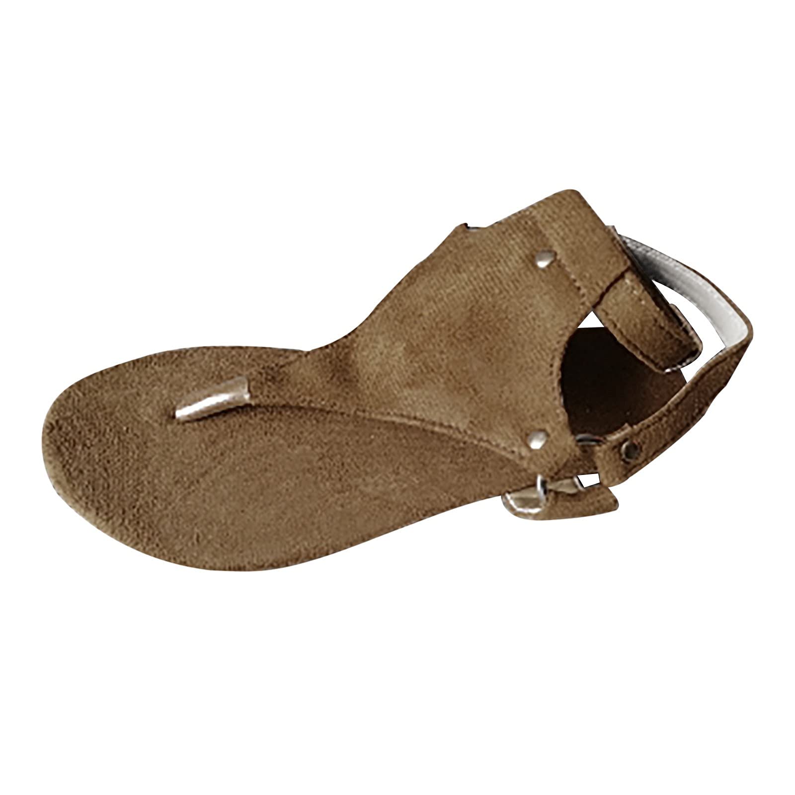 ZiSUGP Women's Bow Flip Flop Sandals - Jelly Brown Wedge Platform Sandals for Casual & Dressy Occasions | Size 8.5 | Perfect for Beach, Vacation & Summer Outfits