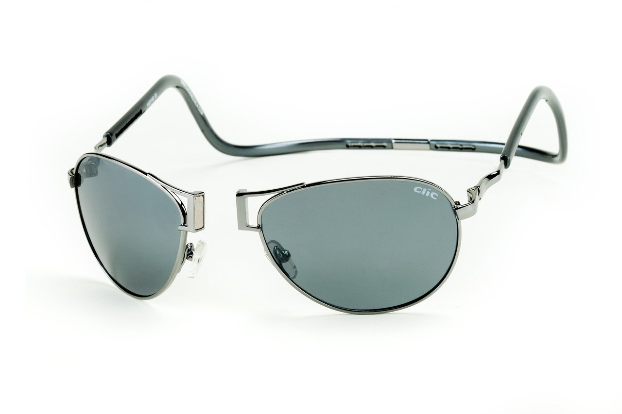 Clic Magnetic XXL Aviator Polarized Sunglasses for Men & Women - UV Protection, Lightweight Metal Frame - Perfect for Driving, Travel & Outdoor Activities