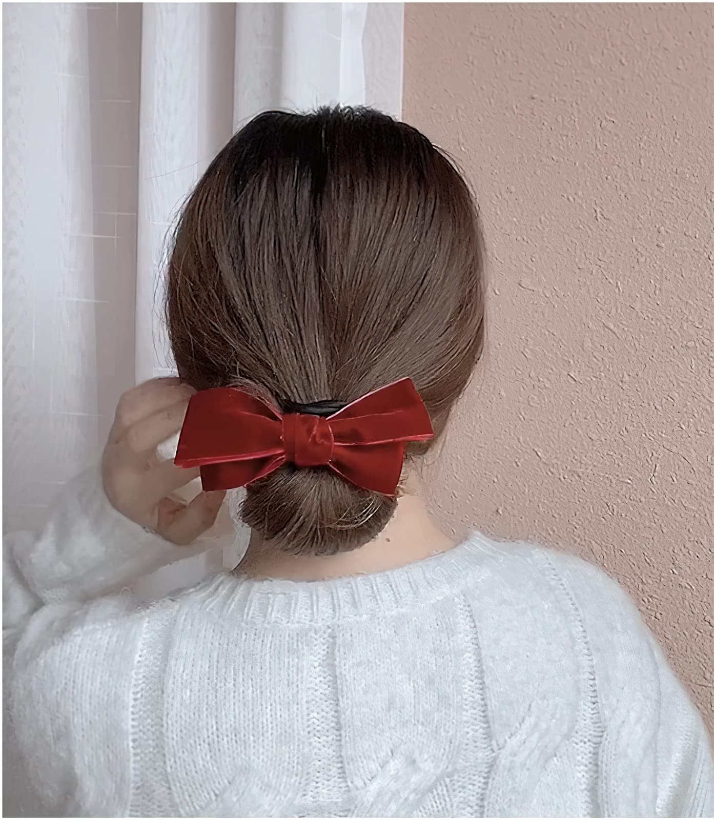 Deft Bun Hair Donut Maker - Flexible & Reusable Magic Hair Styling Tool for Women & Girls (4 Pcs) | Fast & Easy French Twist, Bow Bun Accessories | Perfect for Summer, Korean Fashion & Everyday Hairstyles