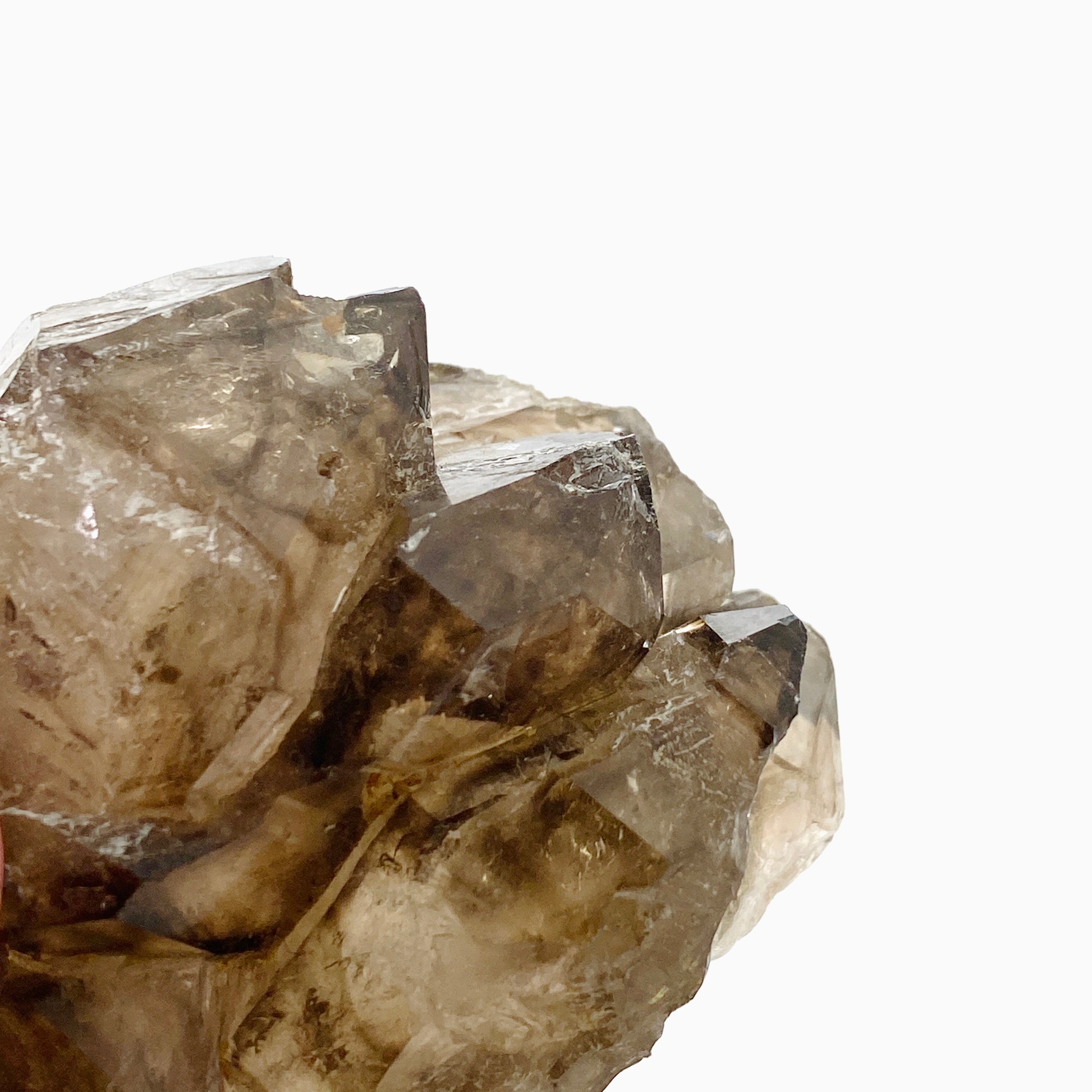 Natural Smokey Elestial Quartz Crystal - Healing Stone for Meditation, Chakra Balancing & Energy Work - Perfect for Home Decor, Yoga Spaces & Spiritual Gifts