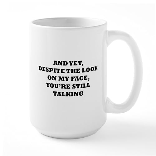 White - Still Talking Large Mug