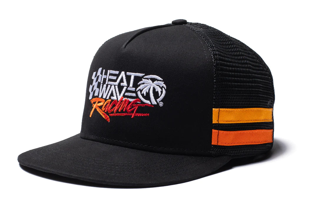 HWV Racing Gradient Trucker Hat - Adjustable Snapback Cap for Men & Women - Stylish Outdoor Sports & Casual Wear