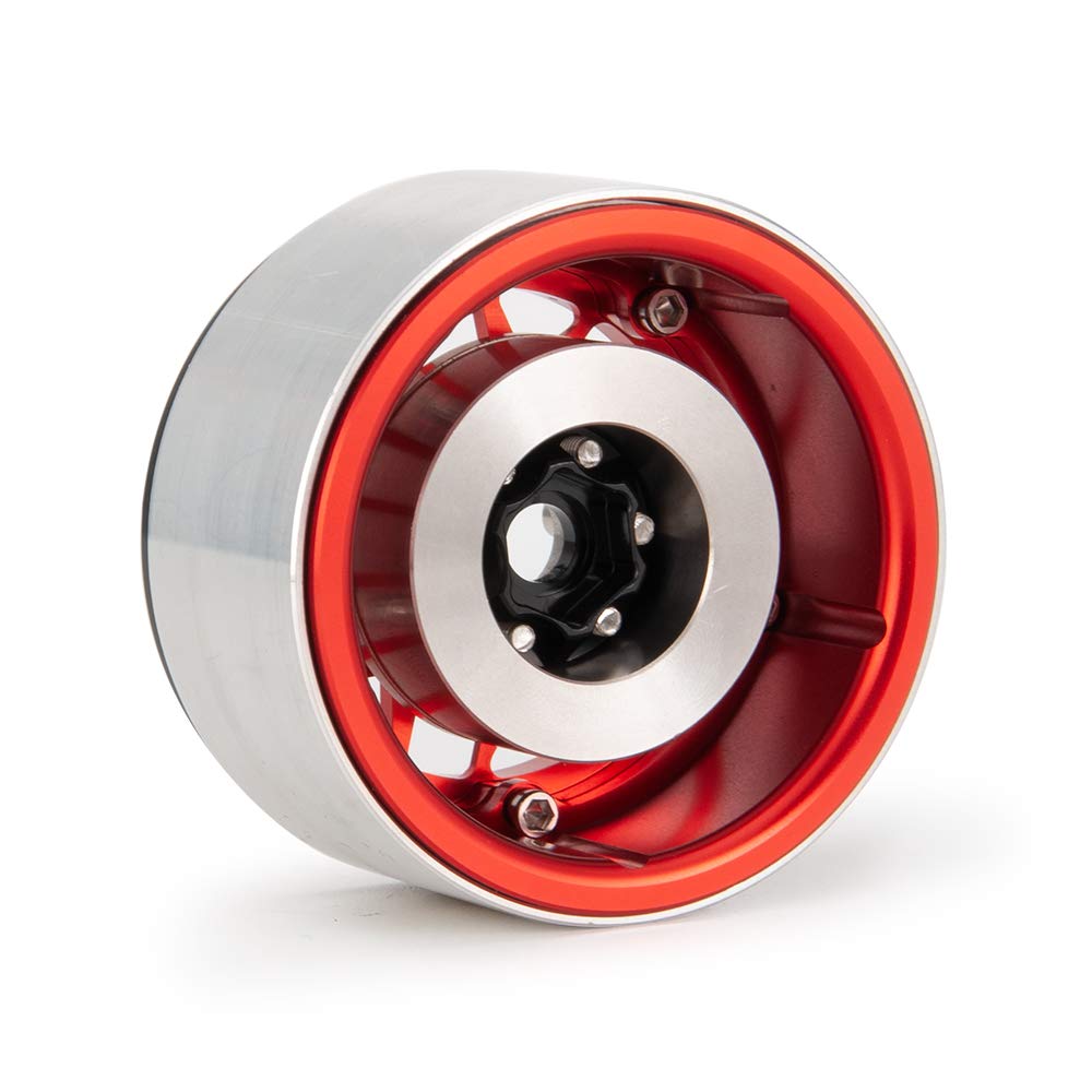 4Pcs Stainless Steel Internal Wheel Weights for 1/10 RC Crawler 2.2