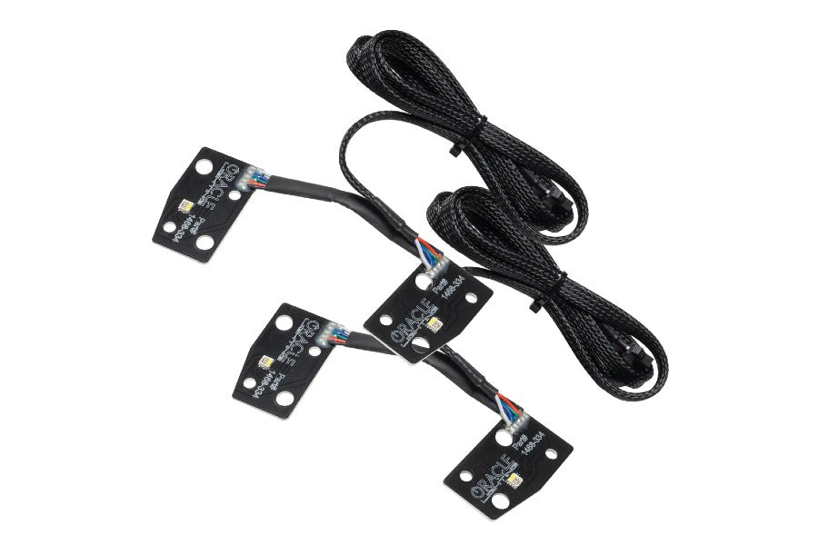 2021+ Ford Bronco Oracle Color Shift RGB+W Headlight Halo Upgrade Kit with BC1 Controller - Off-Road LED Lighting for Enhanced Visibility & Style