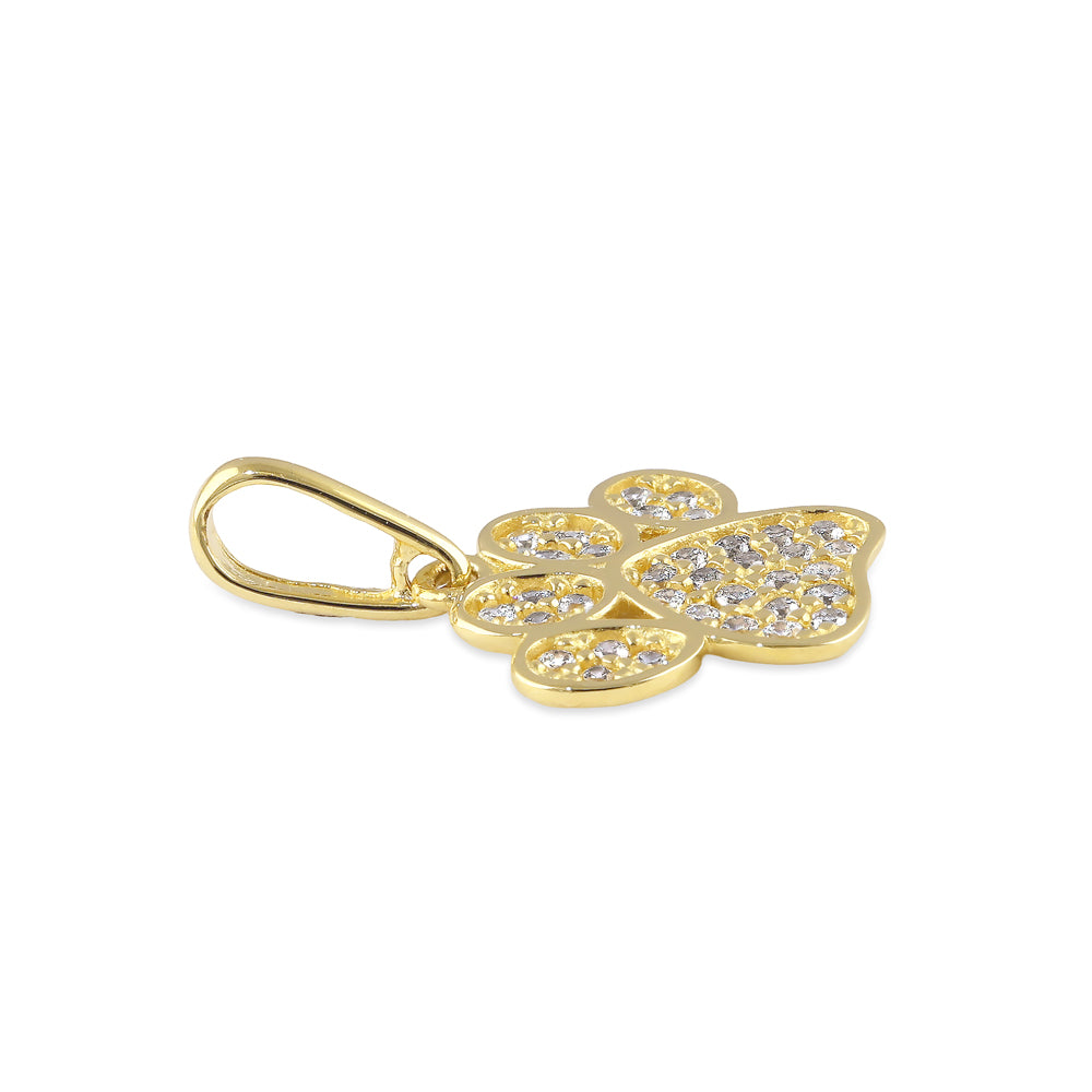 14K Solid Gold Pet Paw Pendant Necklace - Durable & Hypoallergenic Jewelry for Dog & Cat Lovers - Perfect Gift for Pet Owners, Memorial Keepsake & Everyday Wear