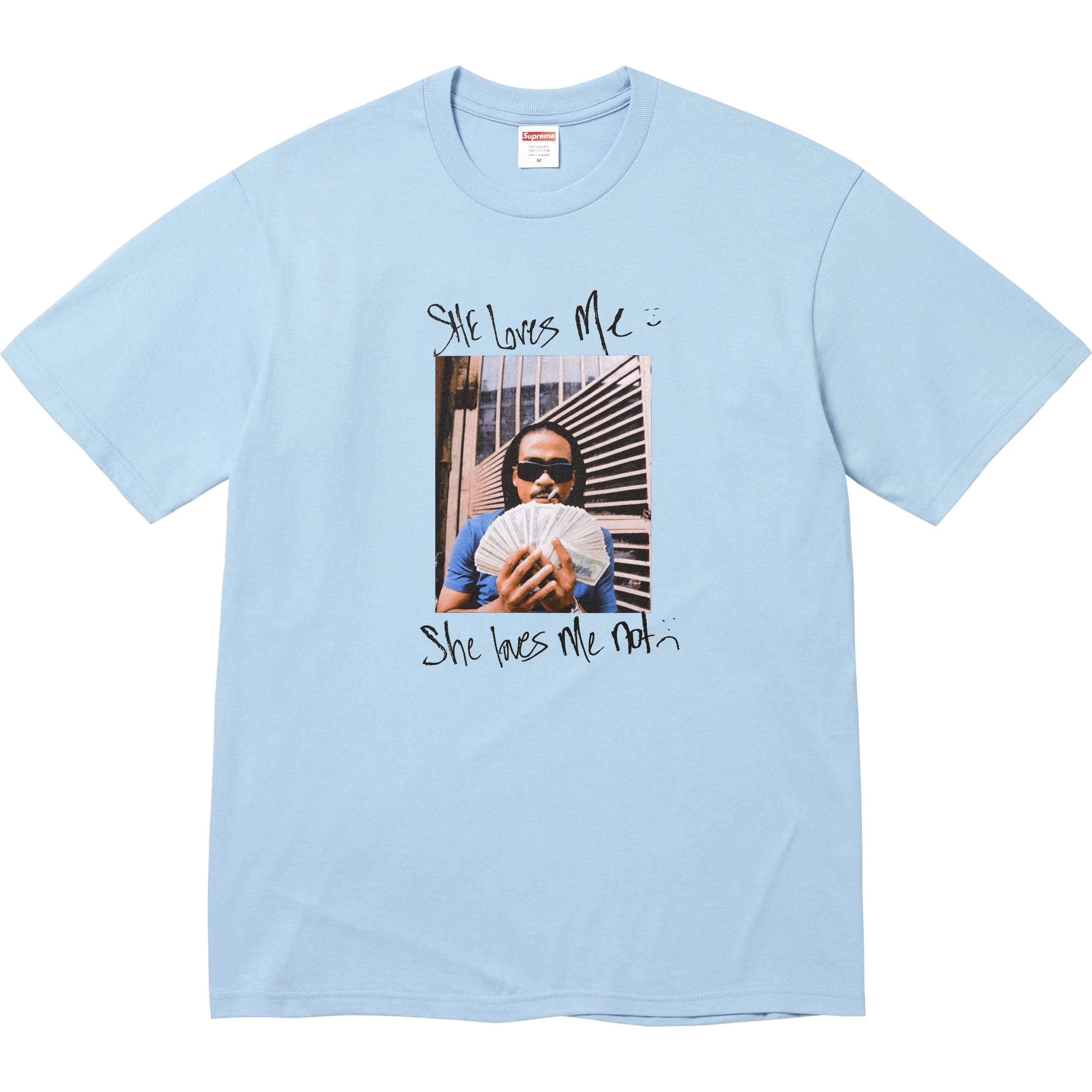 Supreme Max B T-Shirt Men's Powder Blue - Stylish Streetwear for Casual Outfits & Urban Fashion