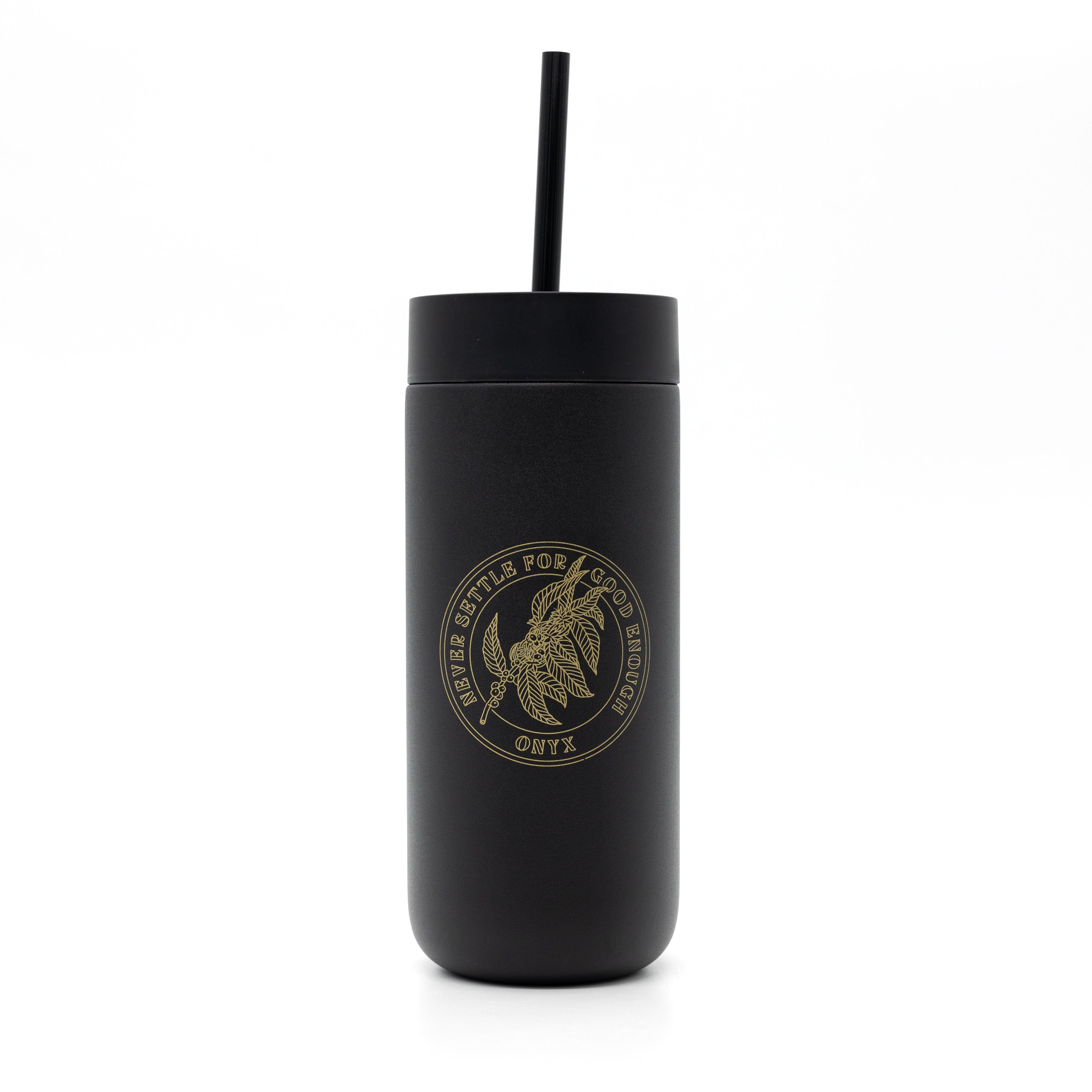 Emblem Carter Cold 16oz Insulated Water Bottle - Perfect for Gym, Hiking & Outdoor Activities
