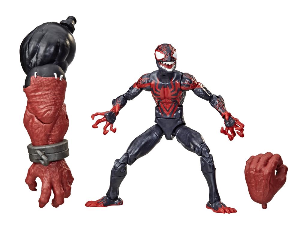 Hasbro Marvel Legends Series Venom Wave 2 Action Figure Set - 6 Collectible Figures with Venompool Build-A-Figure (BAF) - Perfect for Marvel Fans, Collectors & Superhero Display