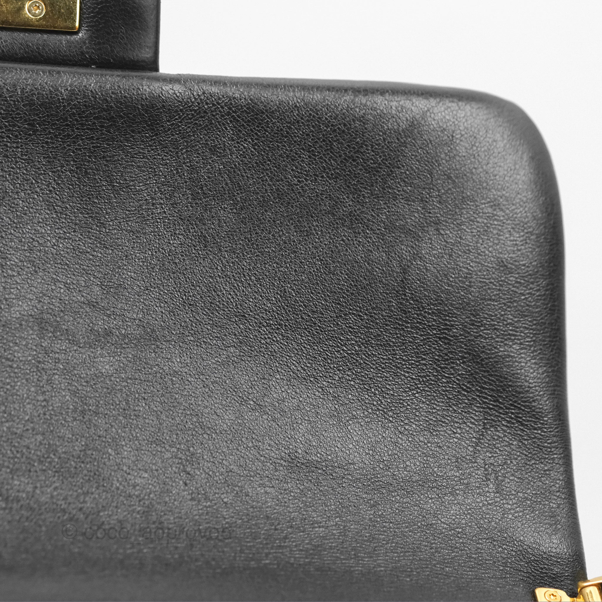 Chanel Classic Flap Bag with Chain Handle - Black Goatskin Leather & Gold Hardware | Luxury Shoulder Bag for Women, Perfect for Evening Events & Date Nights