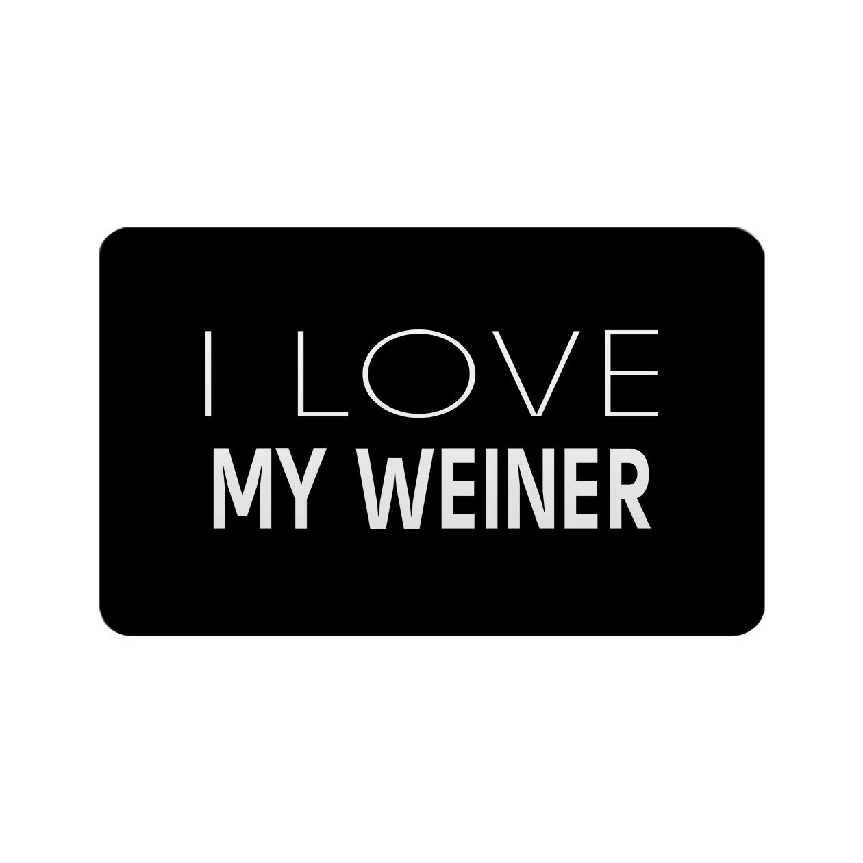 I LOVE MY WEINER Funny Dog Lover Refrigerator Magnet - 2