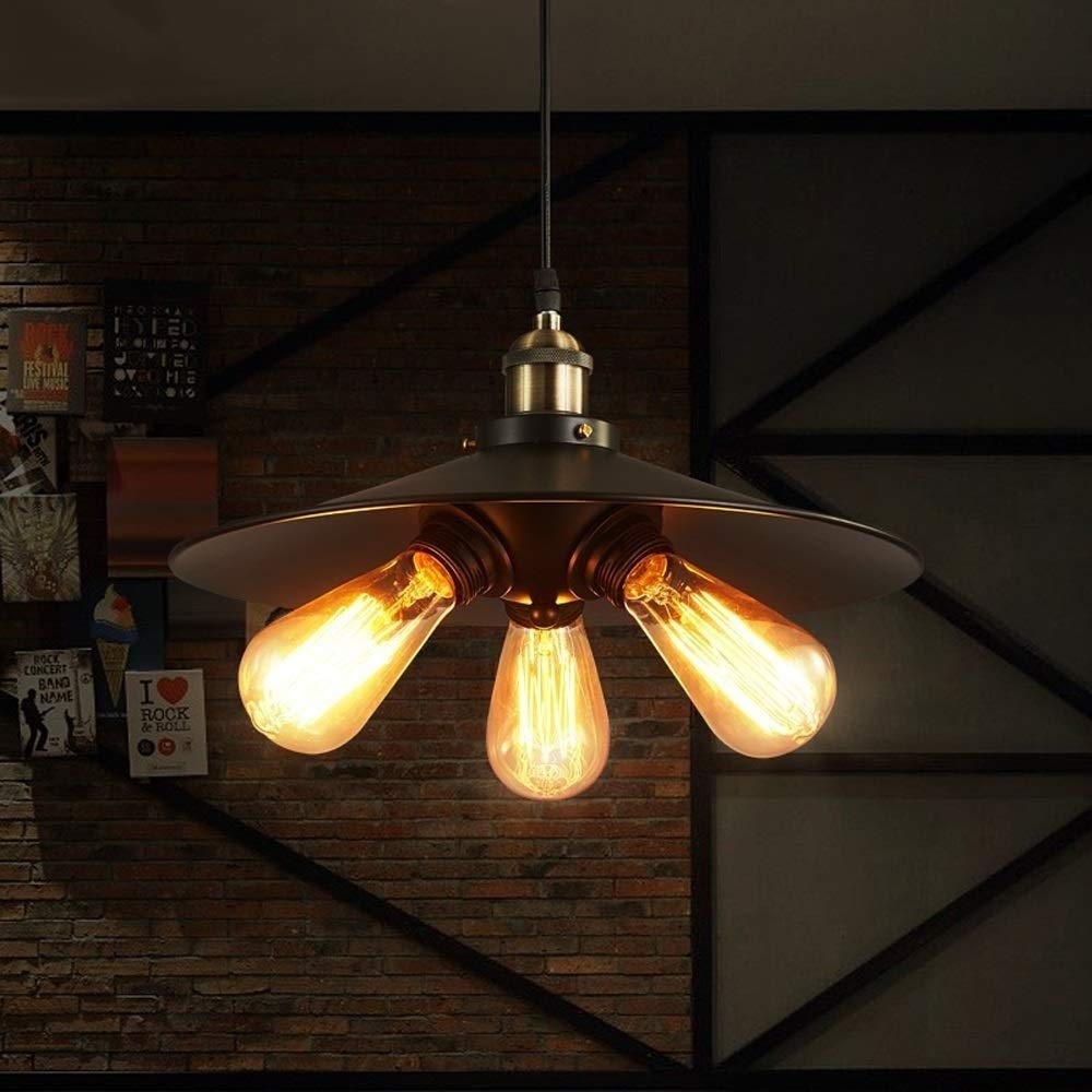 Modern LED Chandeliers - Retro Iron Art Pendant Lights for Living Room Ceiling, Simple Personality Industrial Hanging Light Fixture E273 | Perfect for Dining Rooms, Bedrooms, and Entryway Lighting Decor