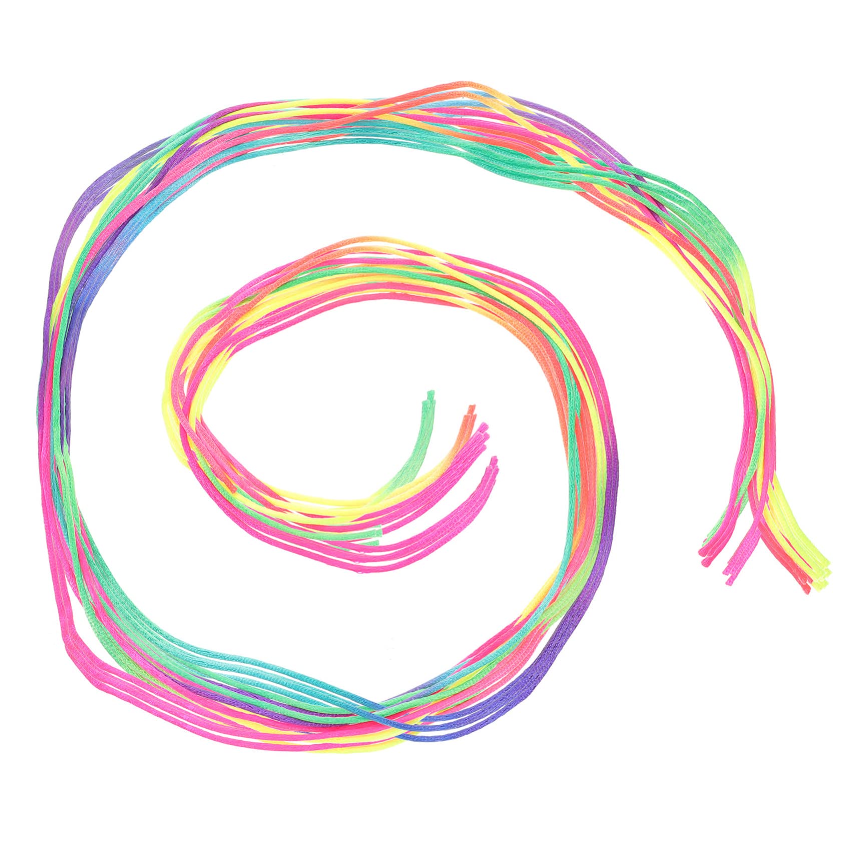 FOMIYES 30pcs Colorful Braided Hair Ropes for Kids - Hair Braiding Accessories, Dreadlock Wraps & Hair Ribbons - Perfect for Braids, Cornrows, Twists & Protective Hairstyles (Great for Parties, School & Daily Styling)