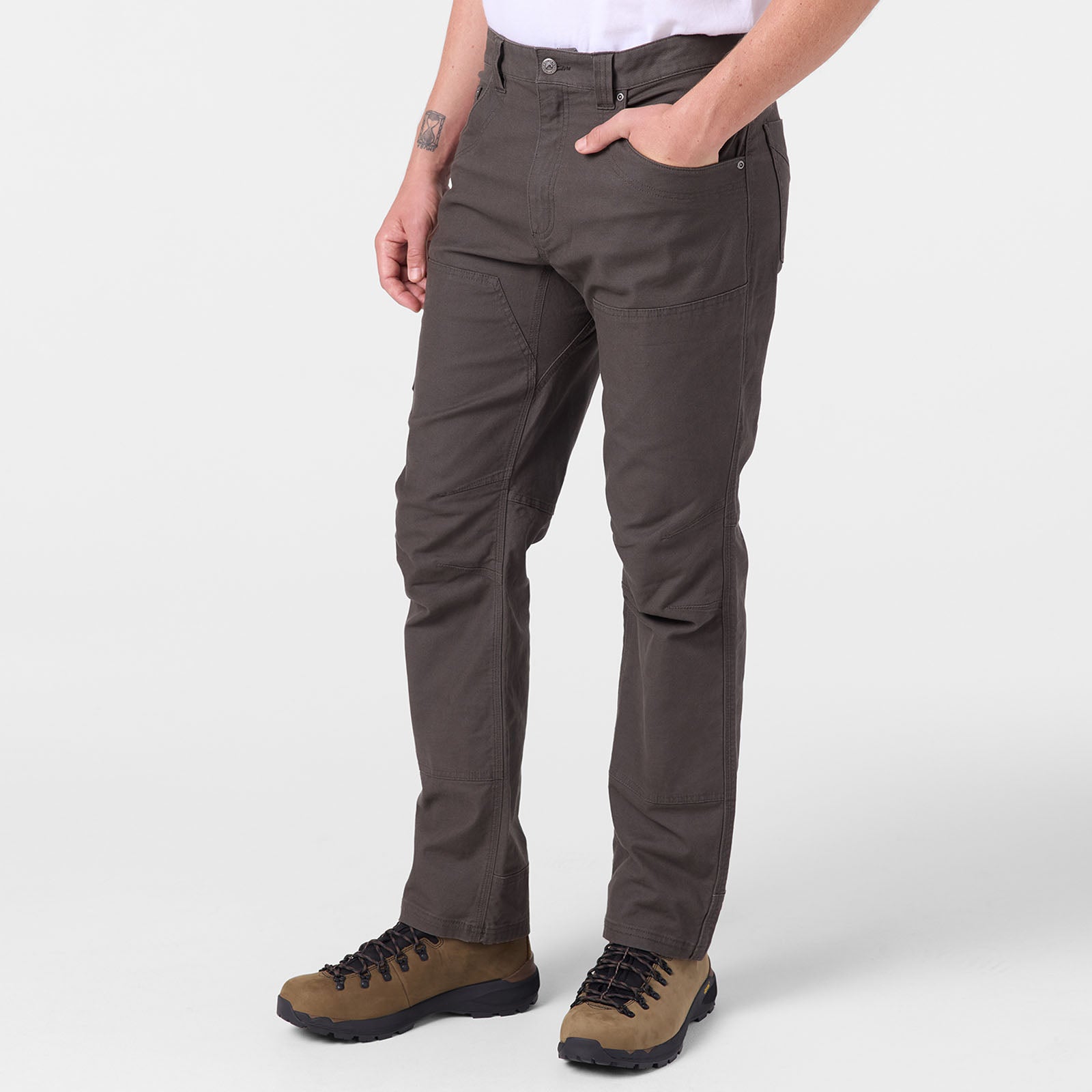 Men's Camber 107 Classic Fit Pants in Jackson Grey - Comfortable Casual & Workwear for Everyday Wear