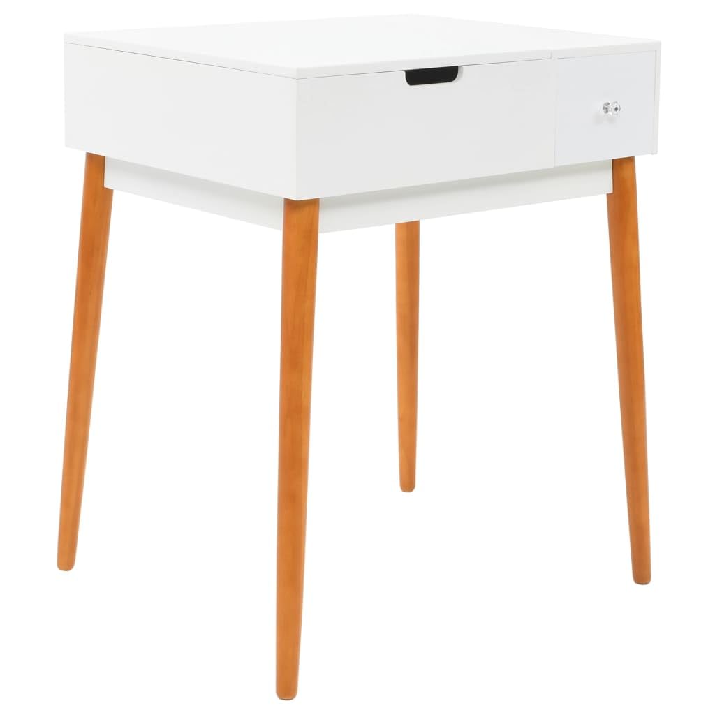 vidaXL Makeup Vanity with Mirror 60x50x86 cm MDF Dressing Table for Bedroom, Beauty & Cosmetics Organizer - Perfect for Makeup Application, Jewelry Storage & Home Decor
