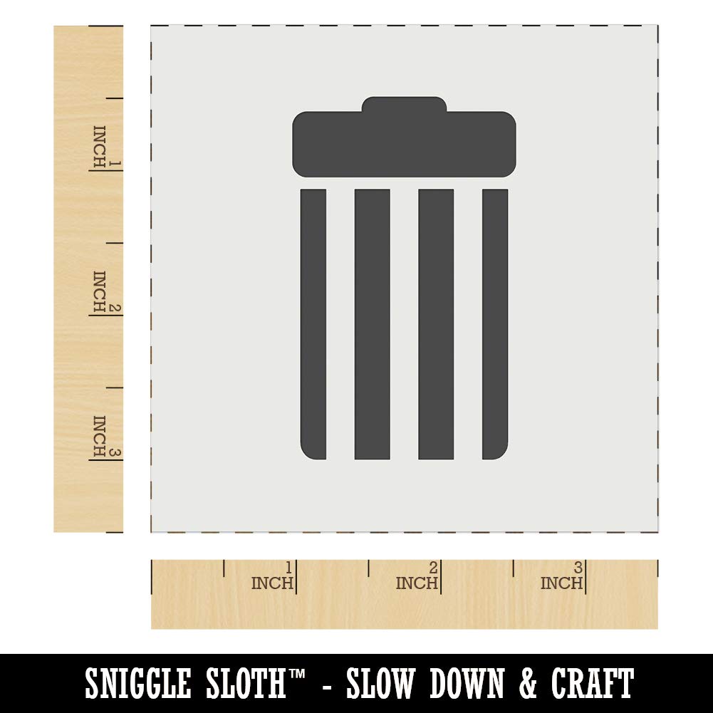 3.5 Inch Reusable Wall Stencil for DIY Cookie Decorating & Trash Can Crafts - Perfect for Baking, Home Decor & Craft Projects