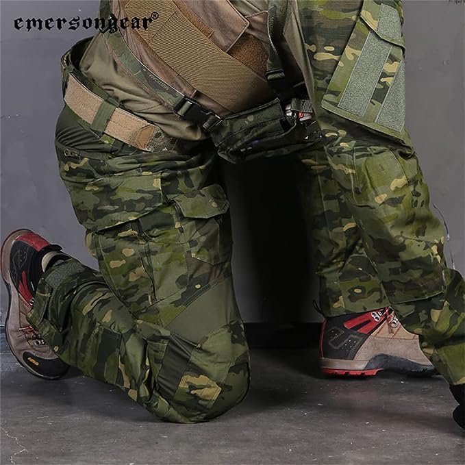 EMERSONGEAR G3 Paintball Pants with Knee Pads - Tactical Combat Pants for Men, Army Airsoft BDU Outdoor Trousers - Perfect for Paintball, Airsoft, Tactical Training & Outdoor Adventures