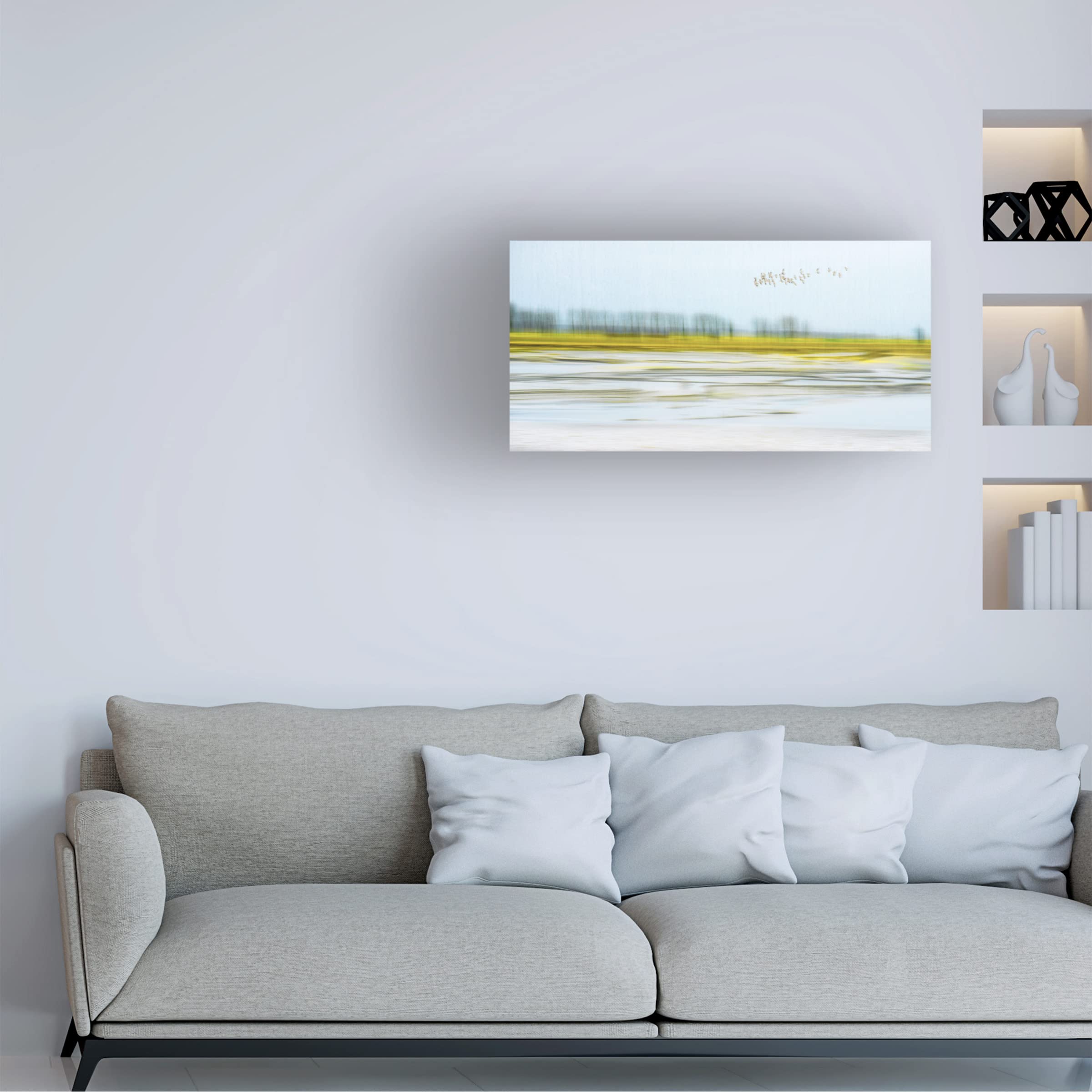 Trademark Fine Art 'Peace' Canvas Wall Art by Mozart Chan - Perfect for Living Room, Bedroom & Office Decor