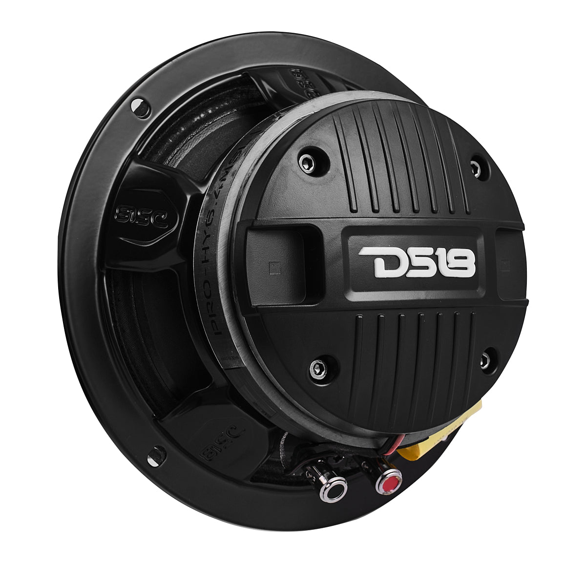 PRO 6.5 Inch Shallow Coaxial Hybrid Mid-Range Loudspeaker with Built-in Driver - 150 Watts RMS, 4 Ohm - Perfect for Car Audio Systems & Marine Applications