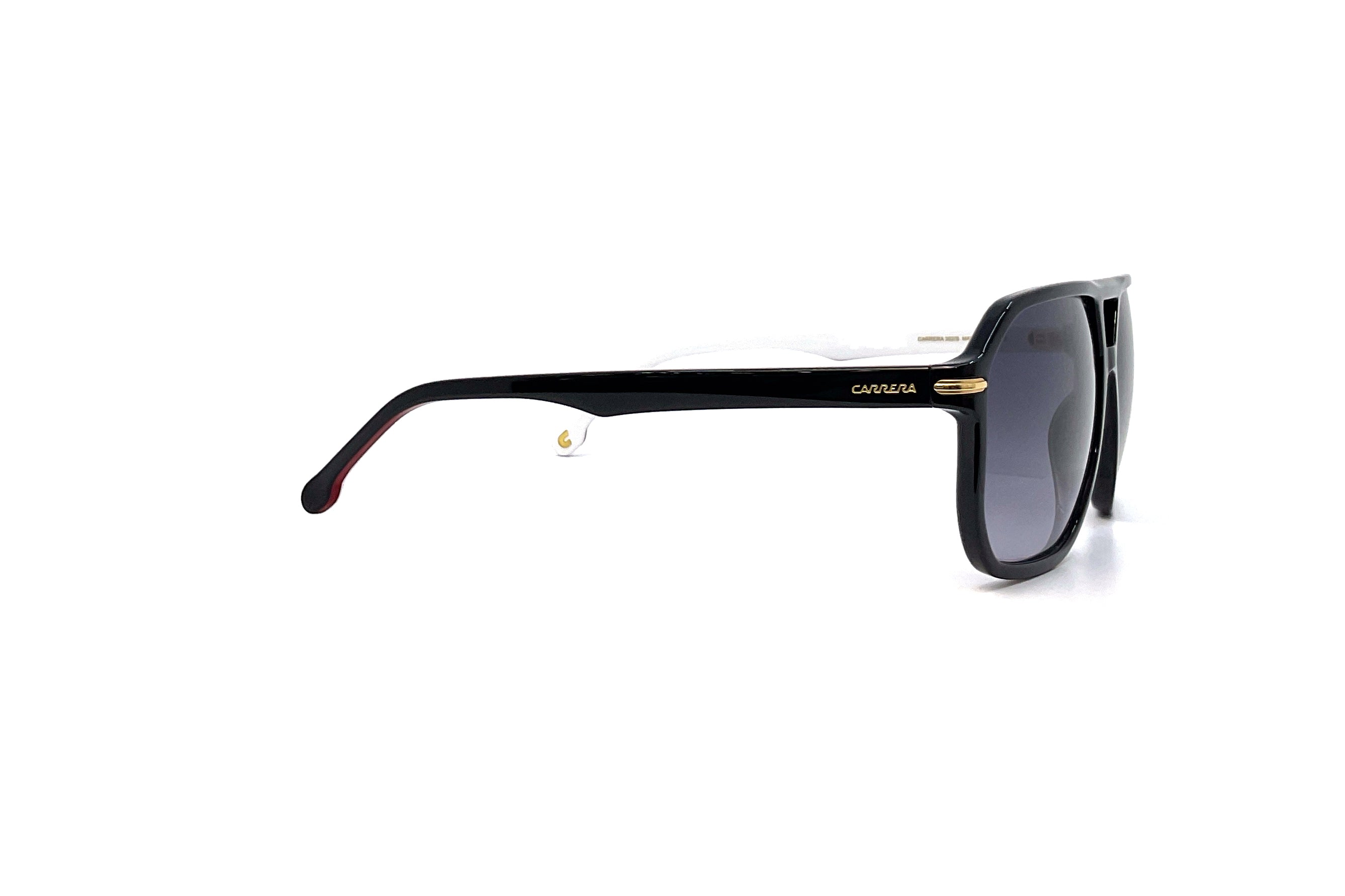 Carrera 302/S Sunglasses - Black Striped Aviator Style for Men & Women | UV Protection, Polarized Lenses | Perfect for Driving, Outdoor Sports & Fashion