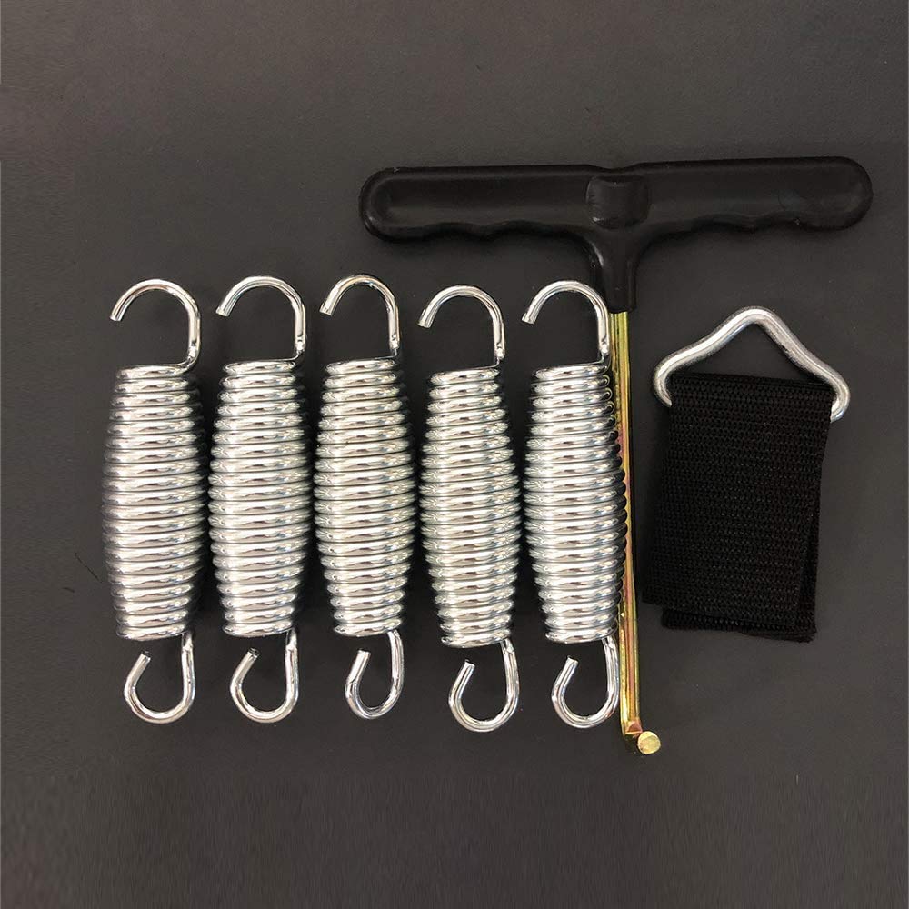Premium Trampoline Replacement Springs (87-260mm) - Heavy Duty Bounce Springs for Trampoline Repair & Maintenance - Compatible with Most Trampoline Models - Perfect for Backyard, Park & Gym Use