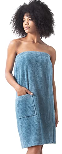 Blue/ Towel Wrap