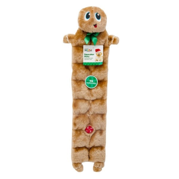 Outward Hound Long Holiday Squeaker Matz - Durable Dog Chew Toy for Aggressive Chewers, Interactive Play & Teeth Cleaning - Perfect for Holidays, Travel & Indoor/Outdoor Fun