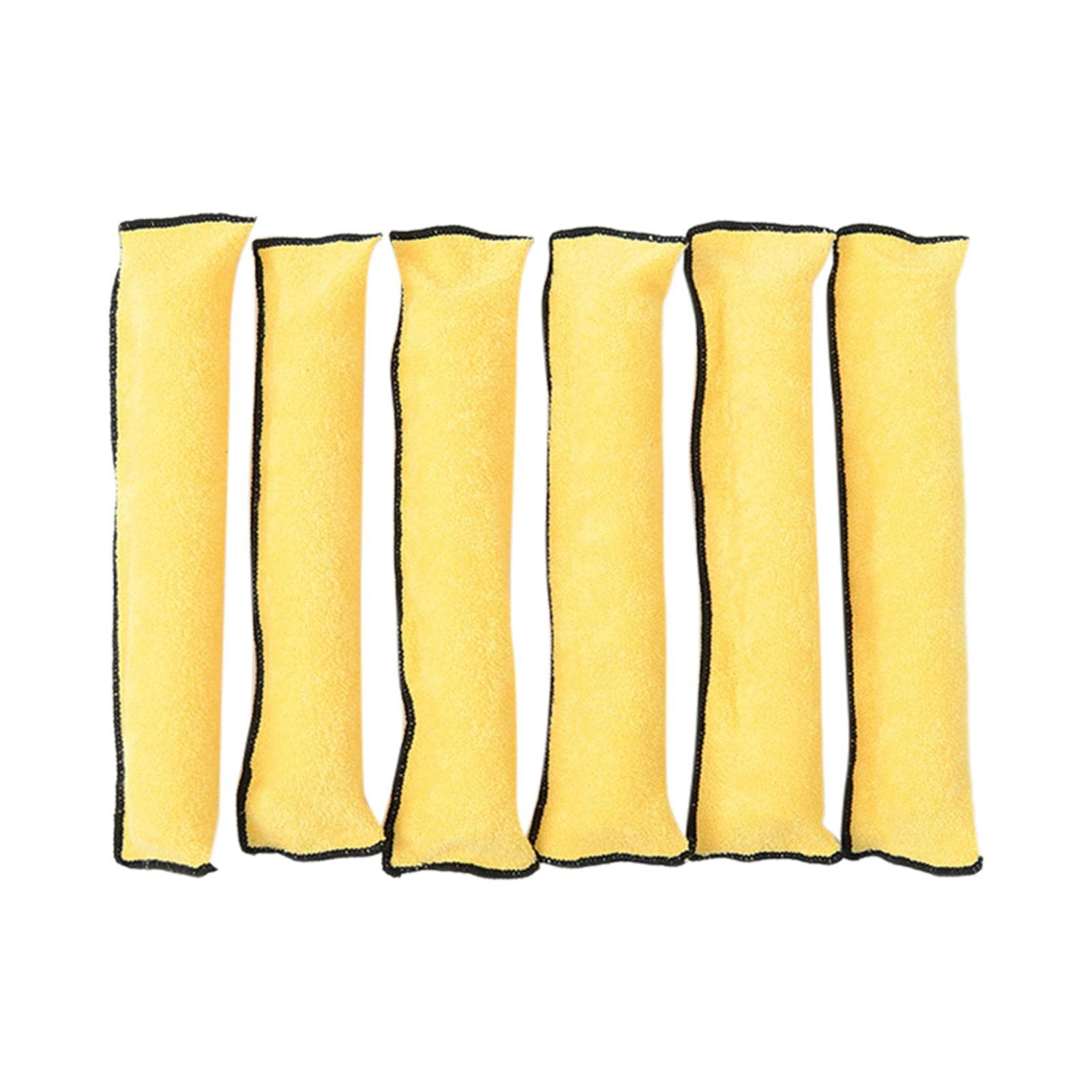 Soft Overnight Hair Rollers Set of 6 - Sponge Sleep Curlers for Short & Medium Hair - No Heat Foam Pillow Hair Curlers for Natural Waves - Perfect for Bedtime Styling & Next Day Volume