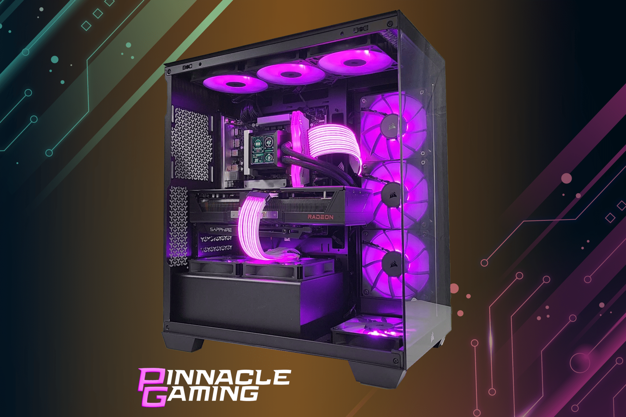 Custom Gaming Desktop PC - Intel Core Ultra 9, RTX 5080, 4TB SSD, 64GB DDR5, WiFi 6 - High Performance Gaming Computer for Esports & 4K Gaming - Perfect for Streaming, VR & Competitive Gaming