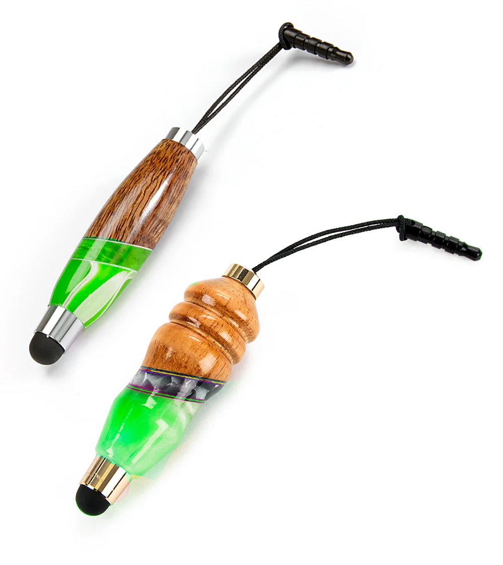 Dale Dennison Koa Wood Stylus Key Ring - Touchscreen Pen with Keychain (Multiple Colors) - Perfect for Smartphones, Tablets & Everyday Carry