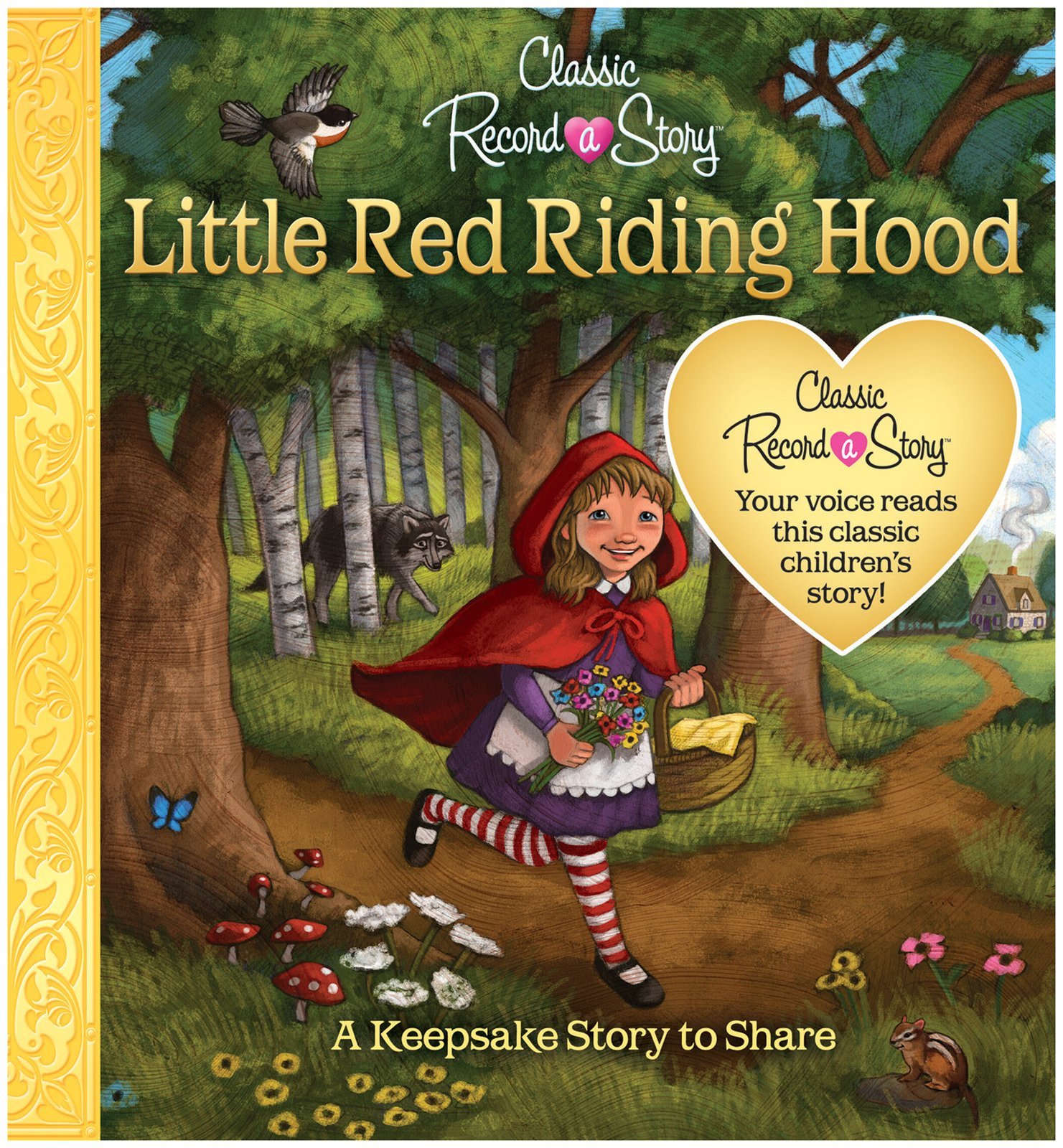 Classic Record a Story: Little Red Riding Hood - Interactive Children's Book with Audio Recording for Bedtime, Travel & Family Bonding