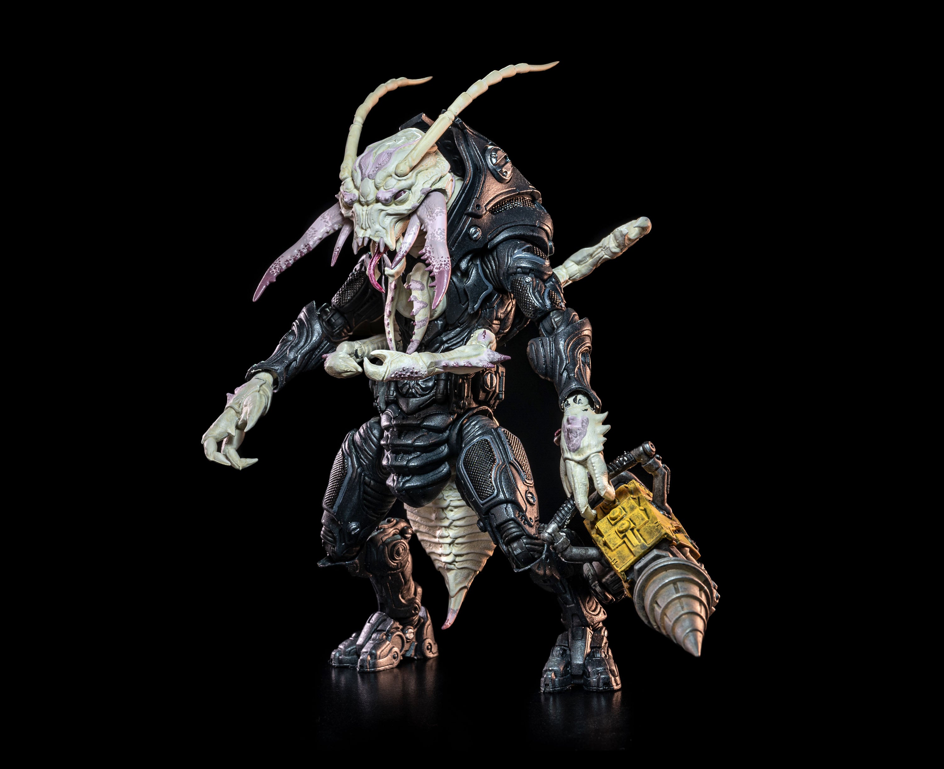 Four Horsemen Studio Mythic Legions 1/12 Scale 6-Inch Action Figure - Cosmic Legions Outpost Zaxxius Sphexxian Mine Worker Cavern Sphexx - Perfect for Collectors & Fantasy Battle Displays