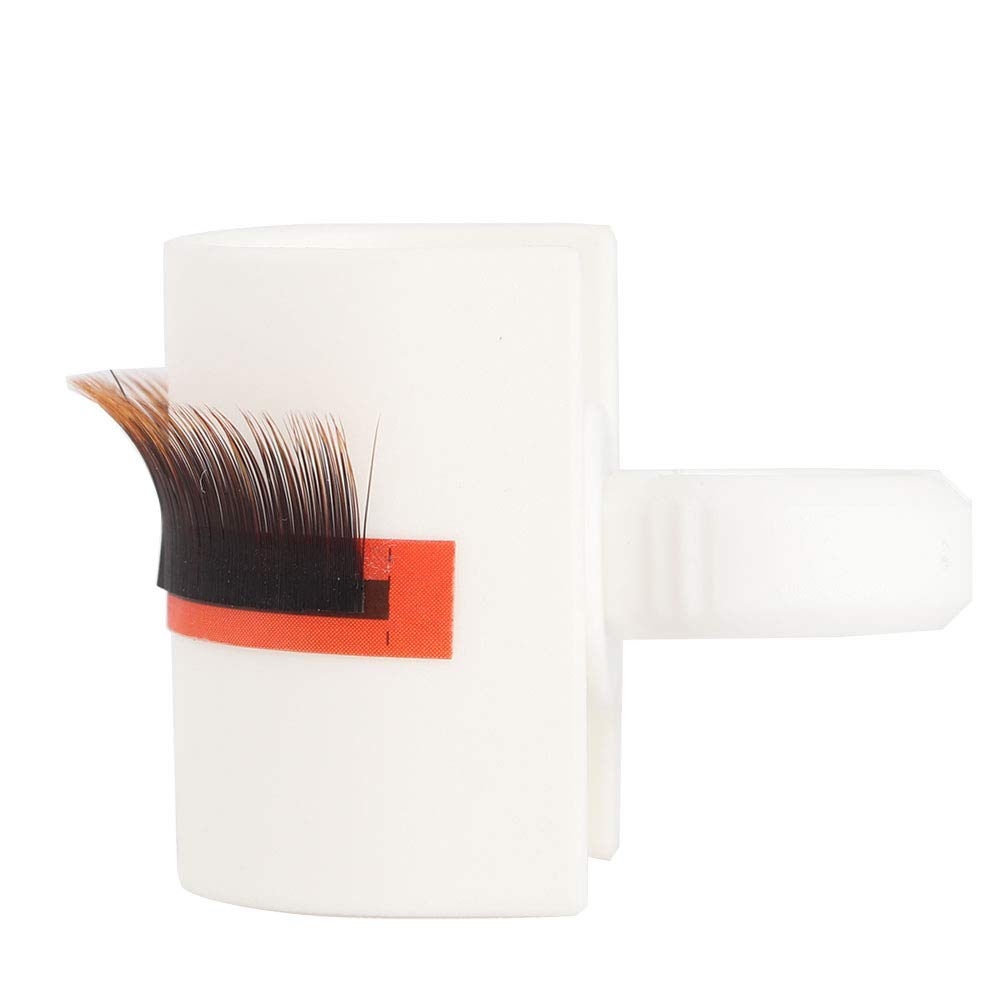 False Eyelash Glue Holder - U Shape Ring Strip Pallet Lashes Holder for Eyelash Extensions, Professional Makeup Tool for Salon & Home Use, Perfect for DIY Eyelash Application & Beauty Routine