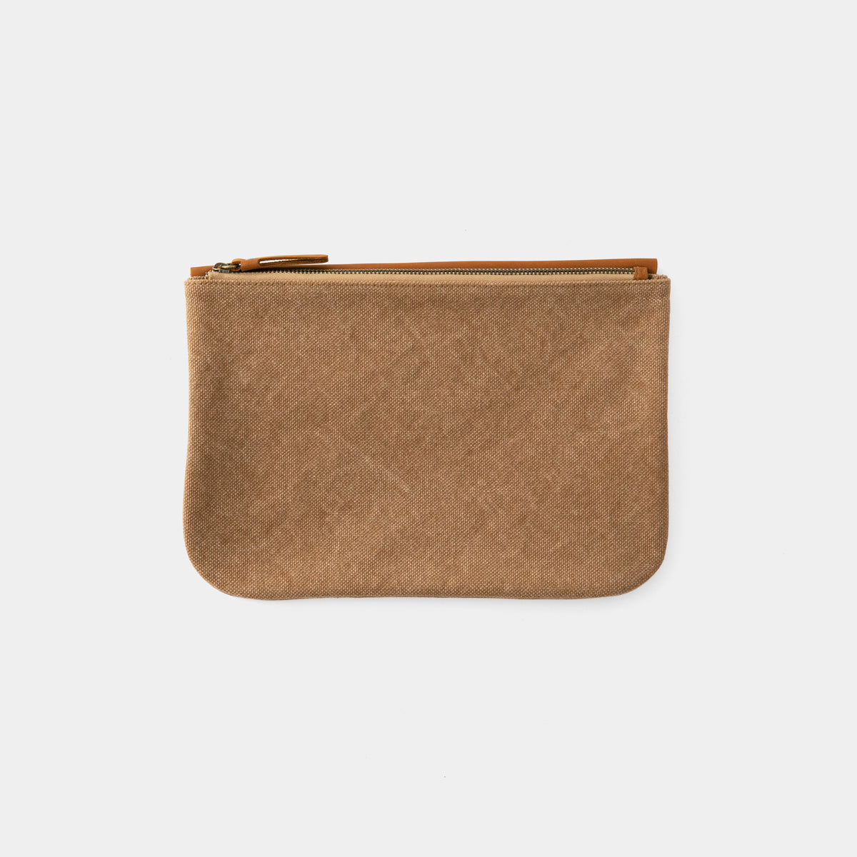 TRAVELER'S COMPANY Traveler's Factory Canvas Pouch M Size Beige - Perfect for Travel, Office & Everyday Essentials Organization