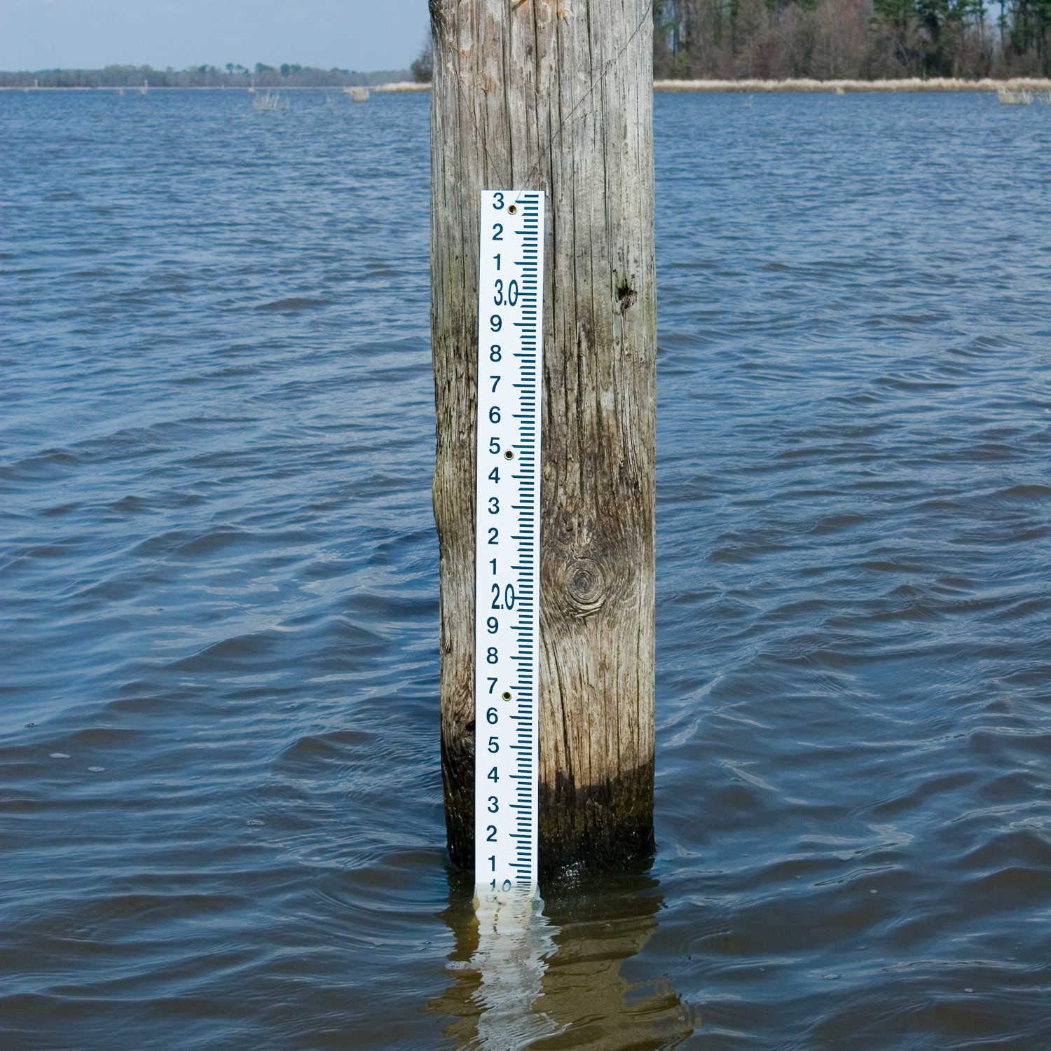 0-3.32' WaterMark Style C Stream Gauge - 精准水位测量，适用于河流、湖泊及水利工程监测