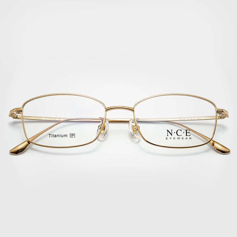 Bclear SC8508 Men's Full Rim Square Titanium Eyeglasses - Lightweight Durable Frame for Work, Reading & Everyday Wear