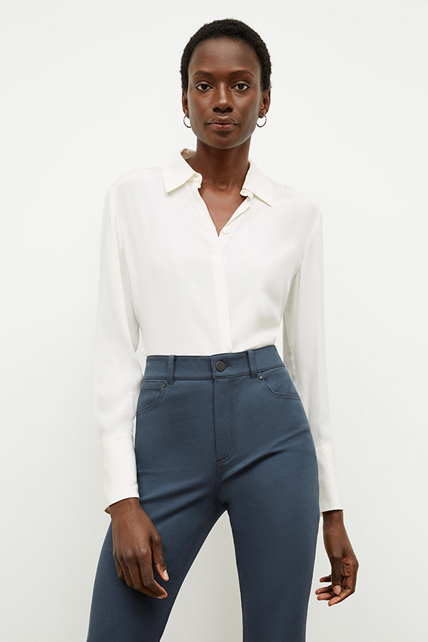 Archie Jean Eco-Friendly Better Than Denim Pants - Dusty Indigo Wash | Sustainable Fashion for Casual Wear & Everyday Outfits