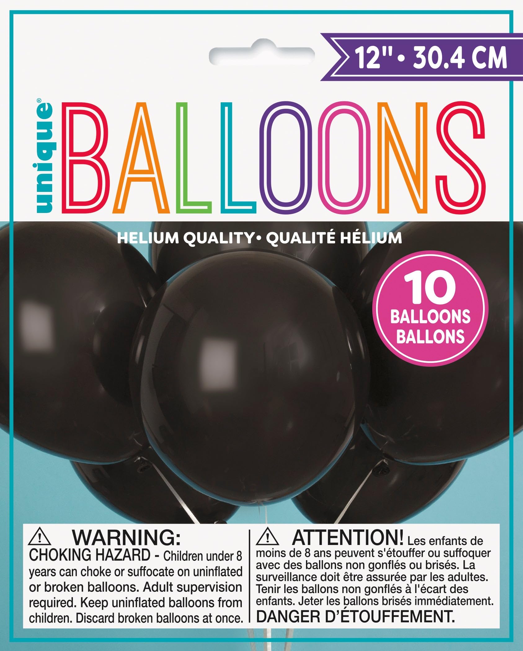 Premium Jet Black Latex Balloons 12 Inch (10-Pack) - High-Quality Party Decorations for Birthdays, Weddings & Celebrations - Perfect for Balloon Arches, Centerpieces & Party Backdrops