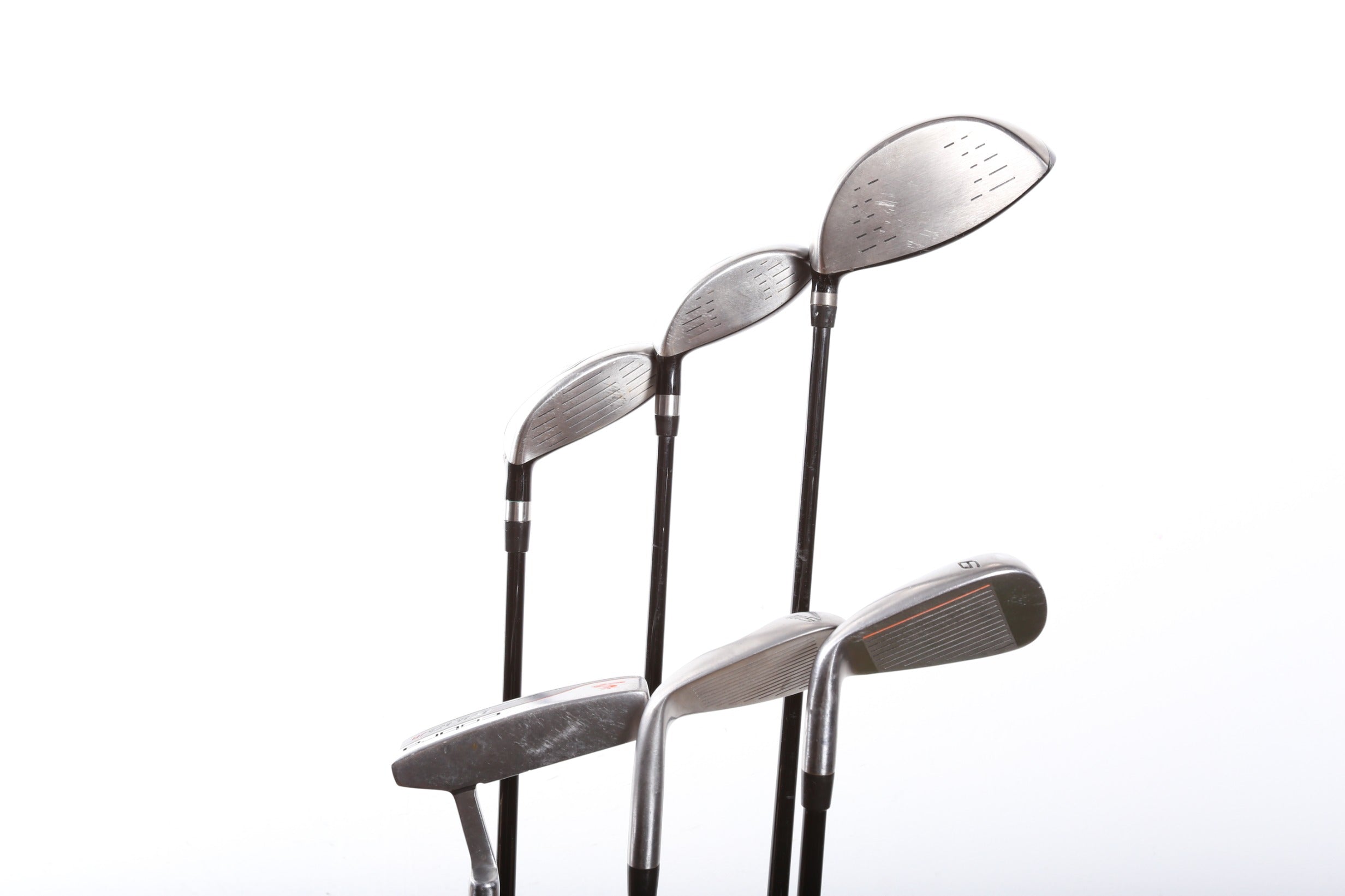 Cobra King Junior Golf Club Set - Right Hand Youth Driver, Fairway Wood, Hybrid, 9 Iron, Sand Wedge & Putter - Perfect for Young Golfers Learning & Practicing on the Course