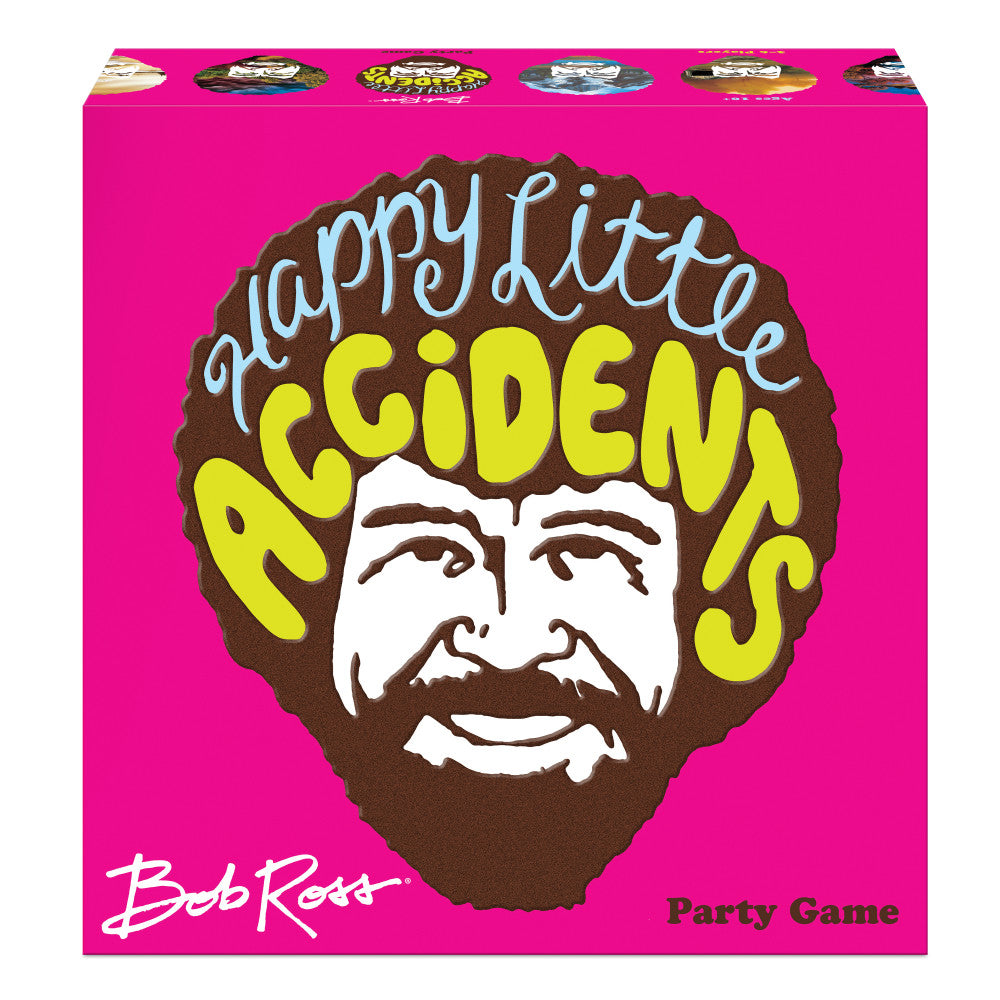 Bob Ross Happy Little Accidents Party Game - Fun Family Board Game for Adults & Kids - Perfect for Game Nights, Birthday Parties & Creative Gatherings
