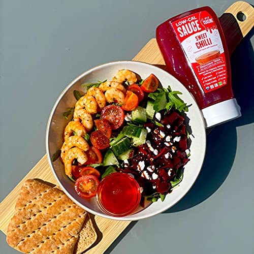 Applied Nutrition Fit Cuisine Low Calorie Sweet Chili Sauce 425ml - Healthy Condiment for Weight Loss, Meal Prep & Keto Diet